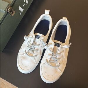 Sperry Off-White Canvas Sneakers